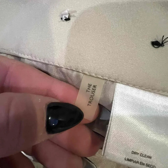 Nine West Women's "The Trouser" High-Waisted Straight-Leg Dress Pants Size 12 - Picture 4 of 5